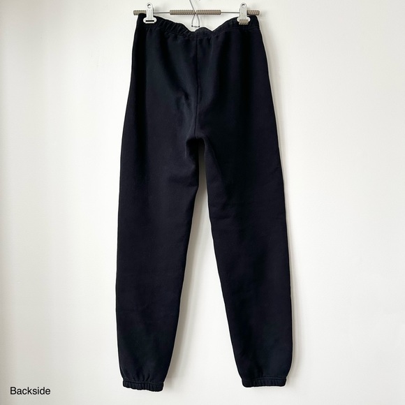 ARITZIA | TNA COZY FLEECE BOYFRIEND BASIC SWEATPANTS SOFT (BLACK) TALL - Picture 2 of 12